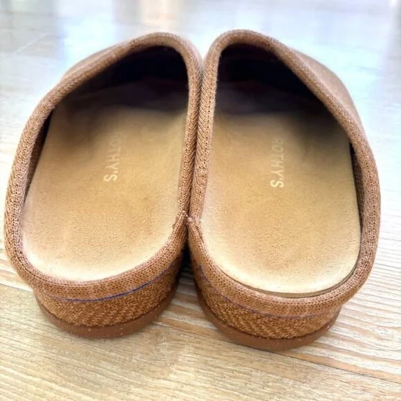 Rothy's The Casual Clog in Teak Herringbone Size 8 - Picture 4 of 6